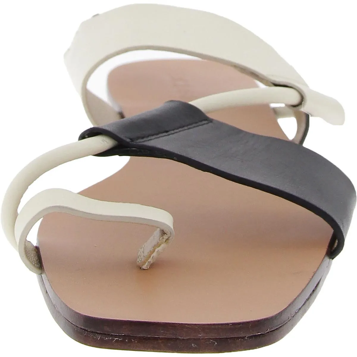 Womens Toe Loop Slingback Heels
