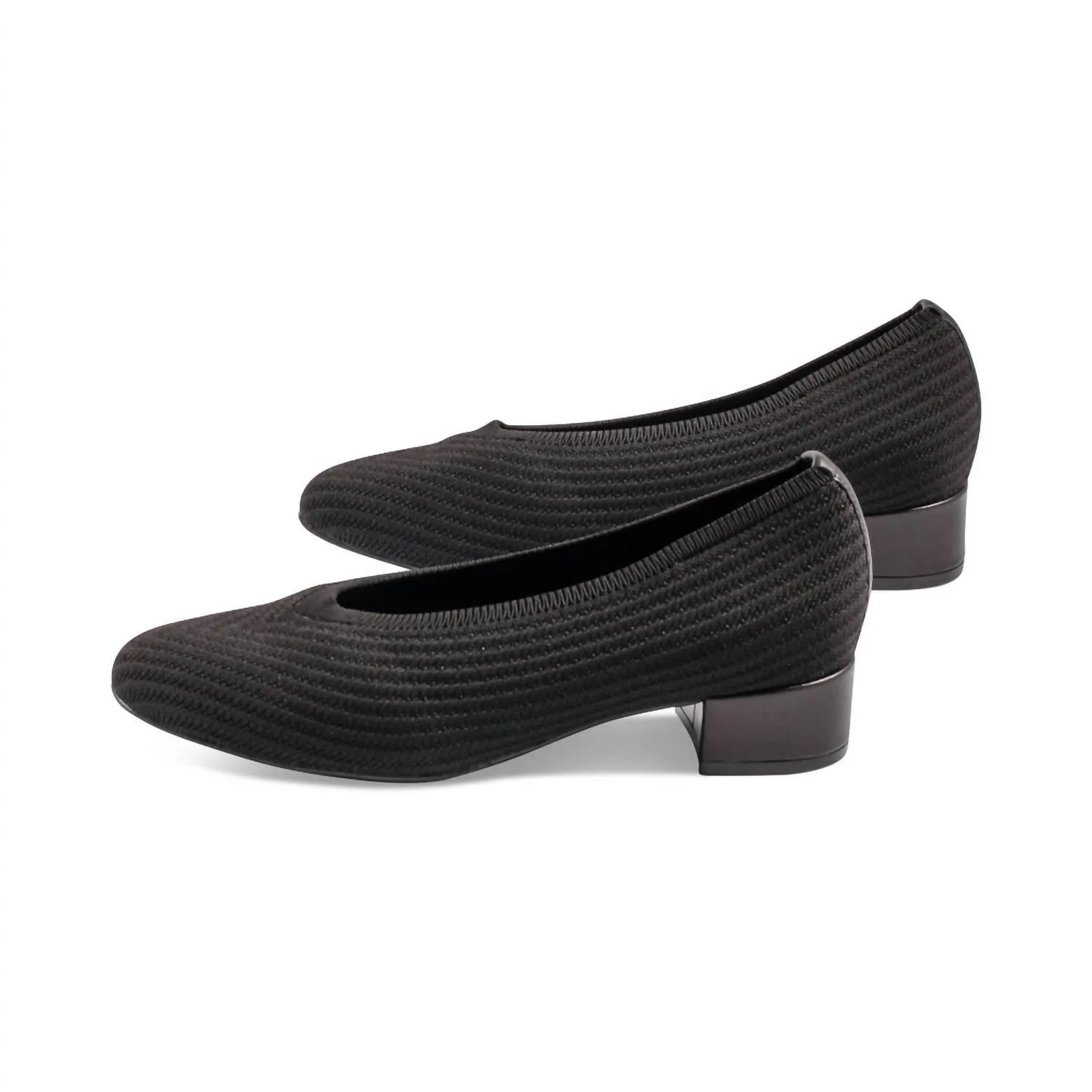 Women's Vartan Stretch Knit Heel In Black