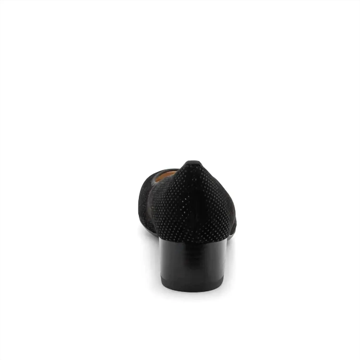 Women's Vivian Pump - Wide In Black Puntikid