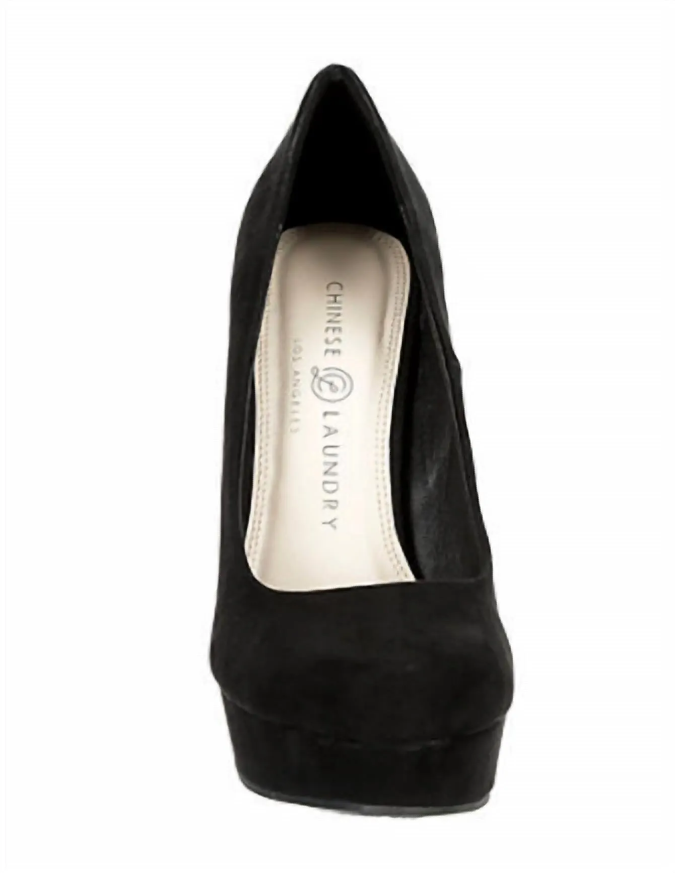 Women's Wow Micro Suede Pumps In Black