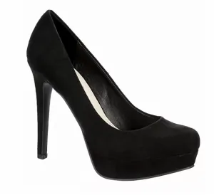 Women's Wow Micro Suede Pumps In Black
