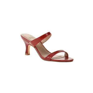 Women's Yamila Cool Croc Low Heel Sandal In Red