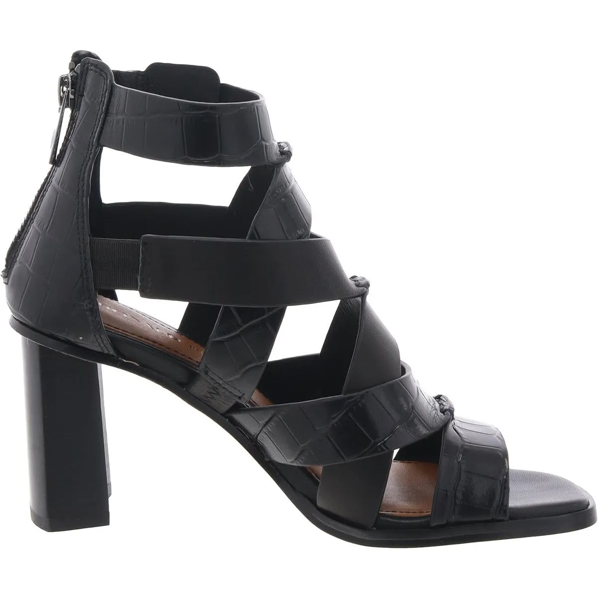 Womens Zipper Ankle Strap