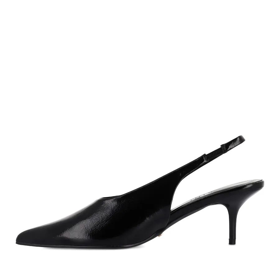 XISHI - BLACK CRINKLE PATENT