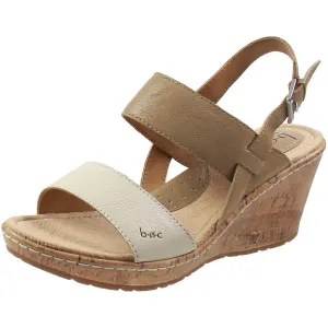 Z15501 Womens Crossover Manmade Wedge Heels