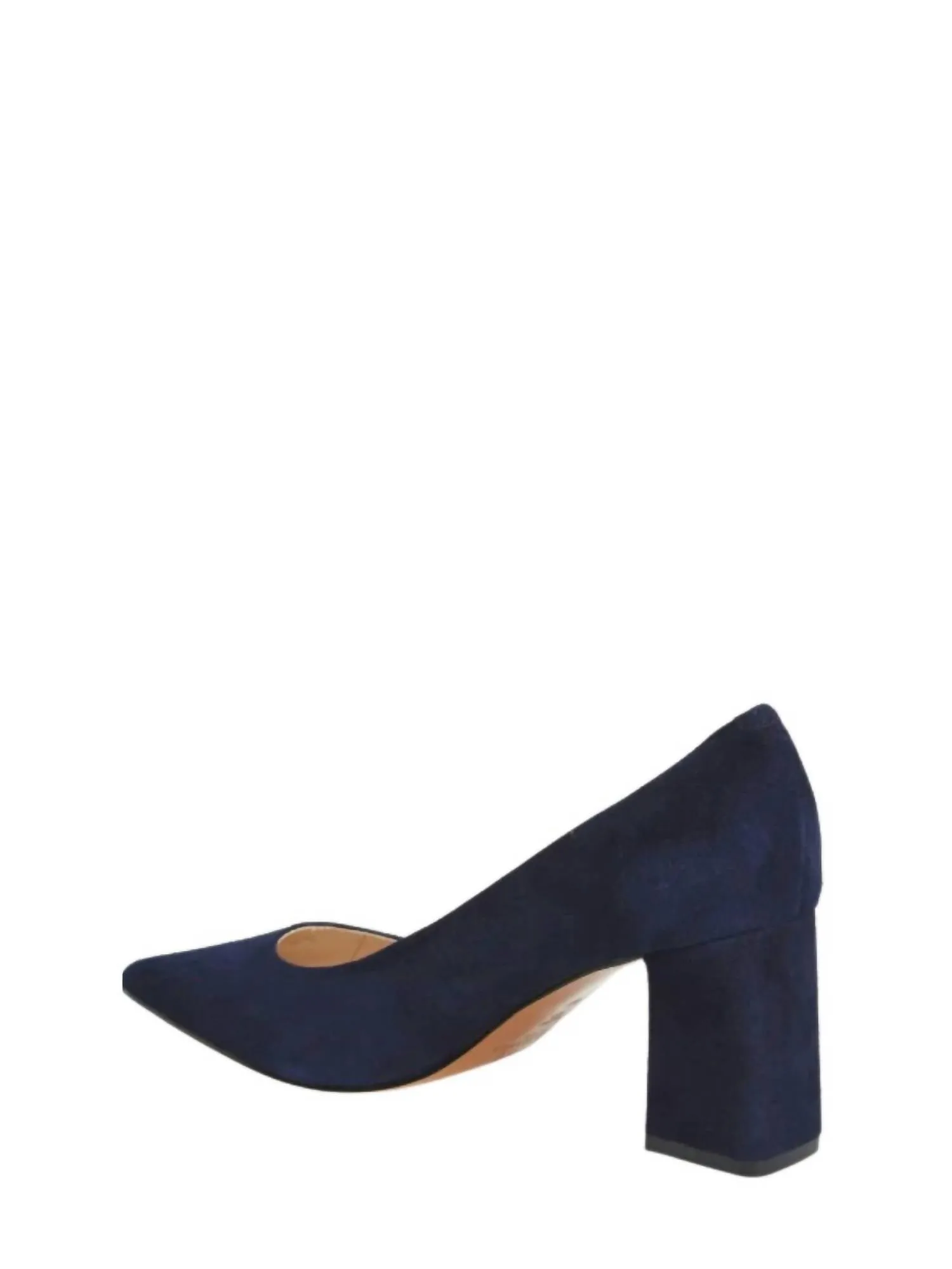 Zala Block Heel Pump In Blue