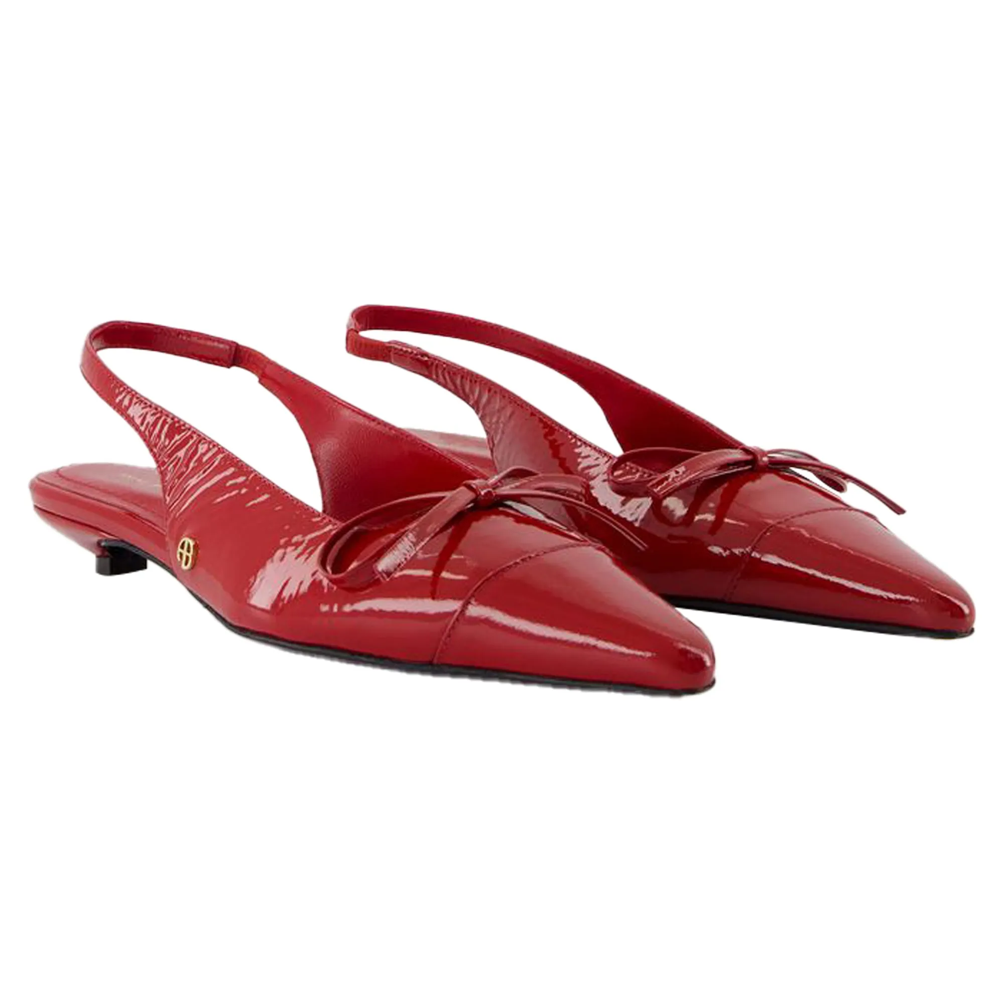 Zoey Pumps - ANINE BING - Leather - Red